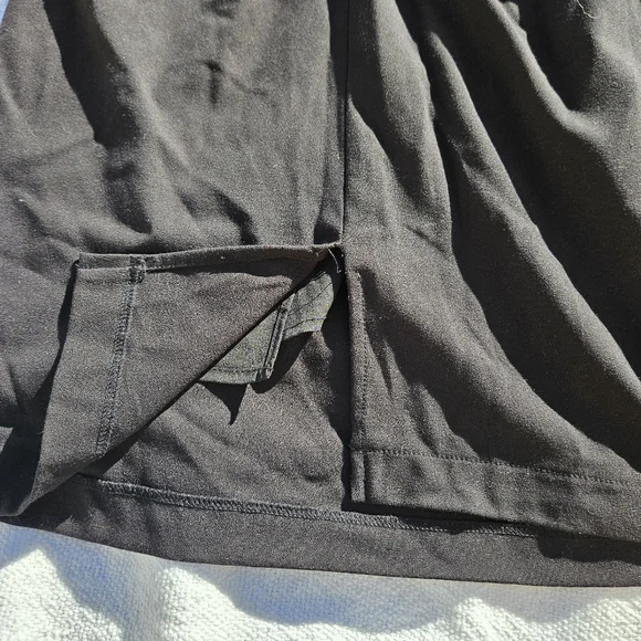 Bcbgmaxazria Dress Women's Black Size Medium Lace Back Ruched Waist BCBG - Picture 5 of 16